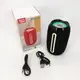 Портативная Bluetooth колонка TG653 USB с ремешком, аккумуляторная колонка для музыки. Цвет: черный