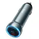 Адаптер автомобильный HOCO Prosperous dual port car charger Z54A |1USB/1Type-C, PD/QC, 48W/3A|