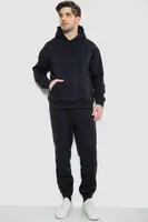 Спортивный костюм мужской на флисе, цвет темно-синий, 241R178