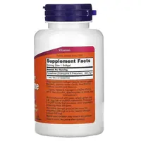 Витамины и минералы NOW Pantethine 600 mg Double Strength, 60 капсул