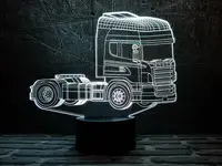 Сменная пластина для 3D светильников "Автомобиль 19" 3DTOYSLAMP