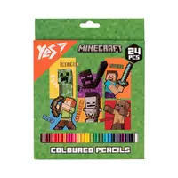 Набір кольорових олівців YES Minecraft Heroes 290740 24 кольори