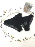 Violetta трусики женские черные 1шт Oro S