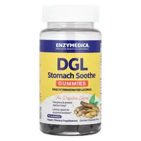 Натуральная добавка Enzymedica DGL Stomach Soothe, 74 желейки Немецкий шоколад