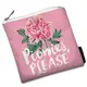 Косметичка квадратная Basic Pionies, please 16x16 см (KB_20F011_WH)