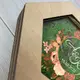 Стильная свадебная коробочка для колец из дерева с акрилом