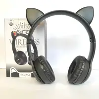 Беспроводные наушники Cat Ear RGB P47M (Черный)