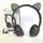 Бездротові навушники Cat Ear RGB P47M (Чорний)