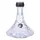 Стеклянная колба AMY Deluxe модель 072.01 Alu Antique Berry с системой Click прозрачная