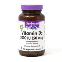 Витамины и минералы Bluebonnet Vitamin D3 2000 IU, 180 вегакапсул