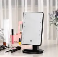 Дзеркало настільне з підсвічуванням LED - бренд Large Led Mirror ЧОРНЕ
