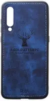 Чехол-накладка TOTO Deer Shell With Leather Effect Case Xiaomi Mi 9 Dark Blue