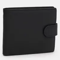 Мужской кожаный кошелек Borsa Leather K10898bl-black