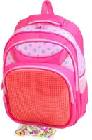 Детский рюкзак из нейлона A1698 pixel pink Розовый 20 л
