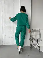 Костюм з мікровельвету AO207 Зелений Oversize S-L