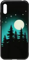 Чехол-накладка TOTO Night Light Print Glass Case Huawei Y6 2019 Full Moon