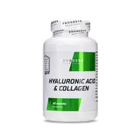 Натуральная добавка Progress Nutrition Hyaluronic acid &amp; Collagen 60 капсул
