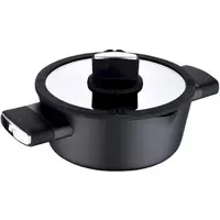 Кастрюля с крышкой Bergner Ion plus BG-35910-BK 20 см 2 л черная