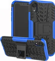 Чохол-накладка TOTO Dazzle Kickstand 2 in 1 Case Apple iPhone XR Blue