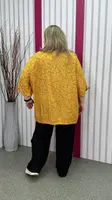 Кардиган-накидка легка з принтом "Кароль" великого розміру 62-64 66-68 70-72 74-76