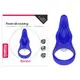 Эрекционное виброкольцо Power Clit Cockring, Blue