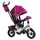 Велосипед 3-х колесный детский "Best Trike" надувные колеса, фара, с USB, пульт. Pink (125065)
