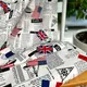 Ткань декоративная хлопок Америка, Газета