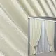 Комплект штор (2шт. 2х2,75м.) из ткани софт Вензель. Цвет айвори. Код 2046ш 32-408