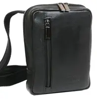 Кожаная сумка через плечо мужская Always Wild. 778NDM Black (14х18х5,5 см)