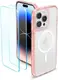 Чехол + Защитное стекло (2шт) Spigen для iPhone 14 Pro - Cyrill Shine Mag, Rose Glitter (ACS05021)