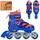 Ролики раздвижные Profi A4145-L-BL 39-42 р синие