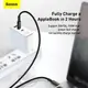 Кабель BASEUS Type-C to Type-C Tungsten Gold Fast Charging |2m, 100W, 5A| (CATWJ-A01)