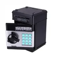 Іграшковий сейф скарбничка Coins & Bills Bank Safe Чорний