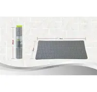 Силіконовий килимок для ванни Bathlux 78 х 35 см гумовий ПВХ нековзкий люкс якість Сірий