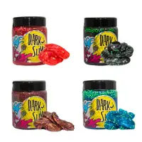 Слайм Strateg Dark slime с шариками на украинском языке (71831)