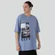 Футболка мужская GBI "City" оверсайз лонг Cиний р. XXL-XXXL (14039)