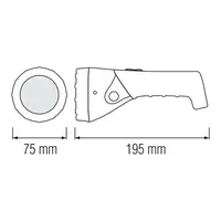 Фонарик ручной Horoz PUSKAS-2 0.5 W желтый