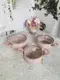 Набор посуды OMS 3027-Pink 6 предметов розовый