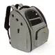 Рюкзак-переноска для кошек и собак 40х27х33 CosmoPet CP-44 Grey