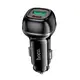 Адаптер автомобильный HOCO Rank dual port car charger Z58A |1USB/1Type-C, 48W/3A, PD30W/QC|