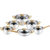Набір каструль 12 пр RAINSTAHL RS-1230-12-MRB