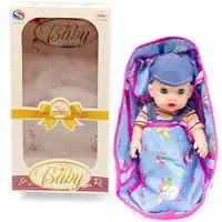 Пупс в люльке "Lovely Baby" (27 см.), голубой