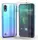 Силиконовый чехол для Samsung Galaxy A01 - Прозрачный (с заглушками)