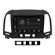 Штатная магнитола Lesko для Hyundai Santa Fe II 2005-2010 экран 9" 2/32Gb/ 4G/ Wi-Fi Premium GPS Android