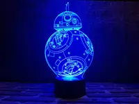 Сменная пластина для 3D светильников "ВВ 8" 3DTOYSLAMP