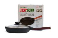 Сковорода универсальная Brizoll Optimа Bordo O2640-P2-C 26х4 см