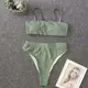 Купальник женский раздельный 5023-khaki-L хаки