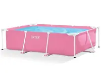 Бассейн каркасный Intex, 220 х 150 х 60 см, 1662 л. Pink (150250)