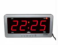 Электронные Часы CAIXING CX 2159 red, настольные часы с ярким светодиодным LED дисплеем,CG10 PR3