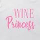 Свитшот "Wine princess" женский, Белый, XXL, английский